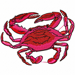 Crab Embroidery Design 2 Crab Embroidery Design 2